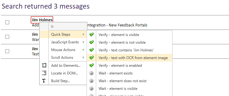 OCR Verify Text OCR Verify Text
