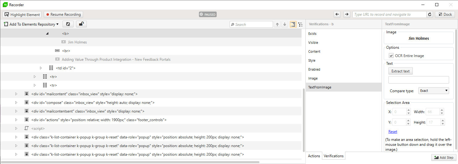 OCR Image Test Automation OCR Image Test Automation