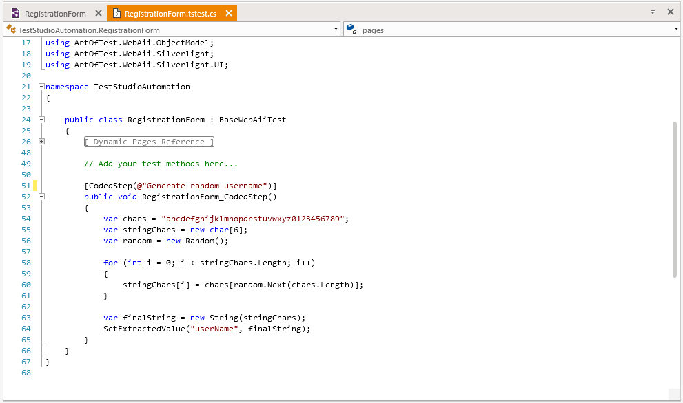 coded step coded step