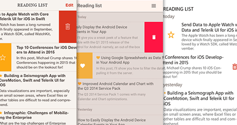 UI for Xamarin Listview by Telerik UI for Xamarin Listview by Telerik