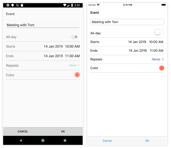 Xamarin Forms Calendar Control Telerik Ui For Xamarin Xamarin Forms Calendar Control Telerik Ui For Xamarin