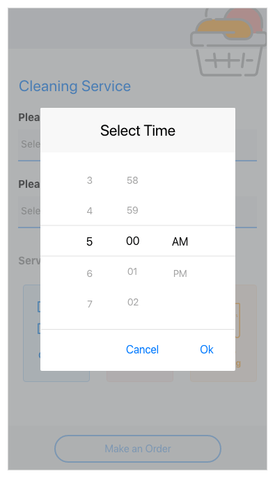 Telerik UI for Xamarin TimePicker Overview