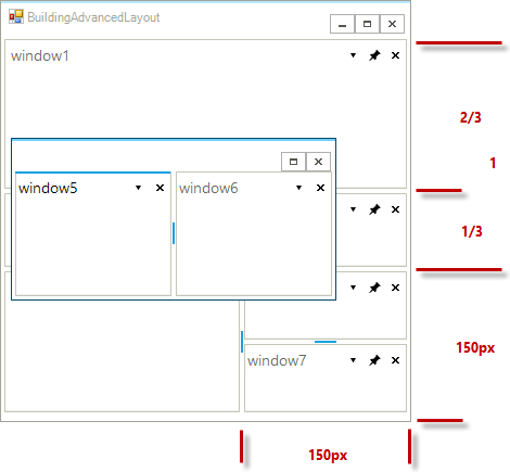WinForms Dock control displaying Layout Mechanism