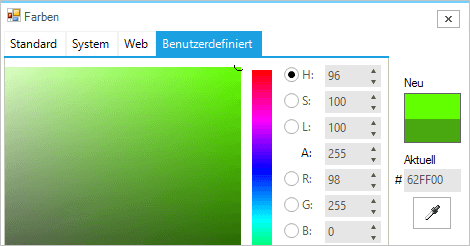 WinForms ColorDialog displaying localization support