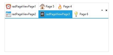 UI for WinForms PageView Page Items
