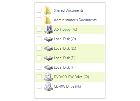 UI for WinForms ListView Checkboxes and MultiSelection
