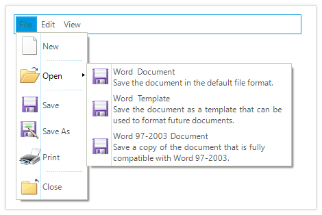 Multiline Text and Image Support in WinForms Menu