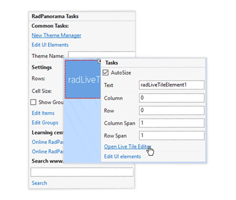 UI for WinForms Panorama Design Time1
