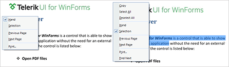 WinForms Pdf Viewer Control | Telerik UI For WinForms