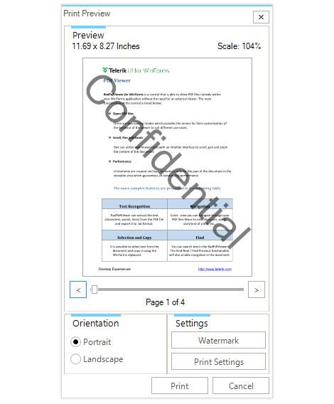 WinForms PDF Viewer Control | Telerik UI For WinForms