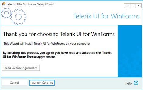 UI for WinForms Wizard displaying Right To Left mode