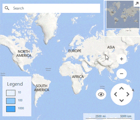 Telerik UI for WinForms Map User Experience image