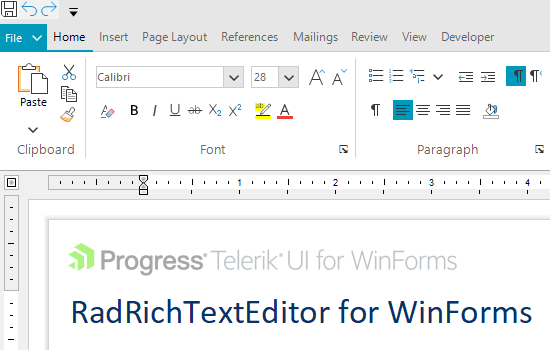 WinForms RichTextEditor control