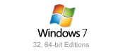 Windows 7 32, 65-bit editions