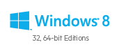 Windows 8 32, 64-bit editions