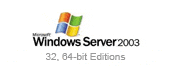 Windows Server 2003 32, 65-bit editions
