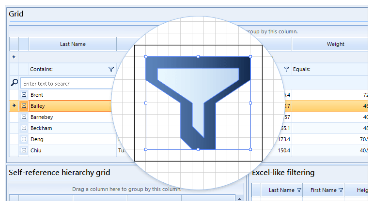 Telerik UI for WinForms support for vector images