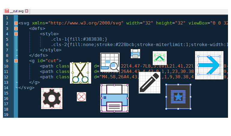 Vector images support