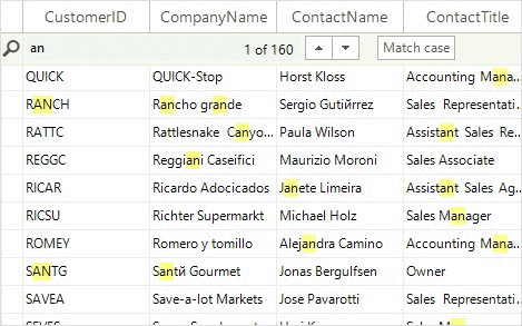 Text Search in WinForms GridView