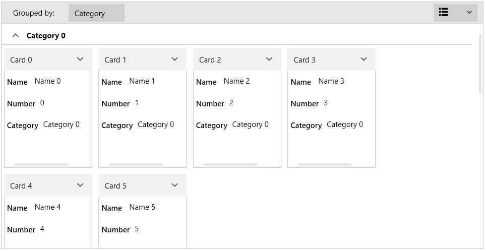 WPF CardView Layouts