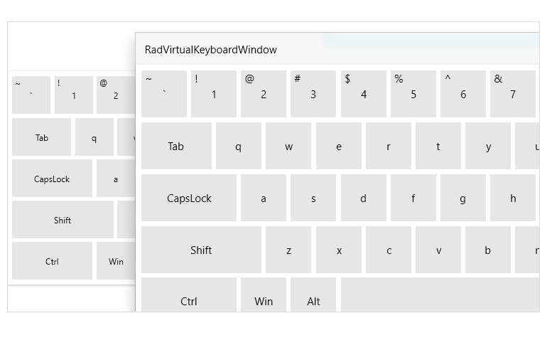 WPF Virtual Keyboard Component - Display options