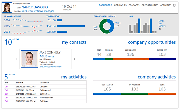 CRM Application for WPF