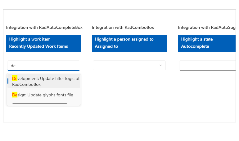 Telerik UI for WPF Highlight Textblock control overview