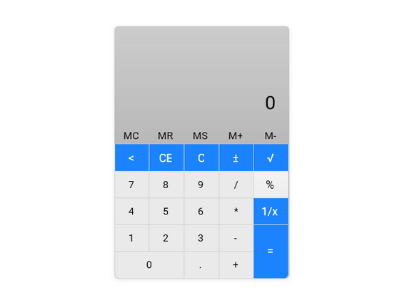 Telerik UI for WPF Calculator