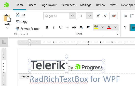 WPF RichTextBox control