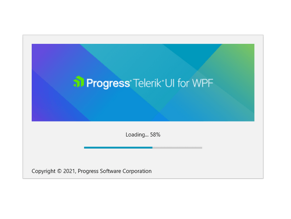 Telerik UI for WPF SplashScreen
