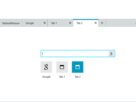 Telerik UI for WPF TabbedWindow