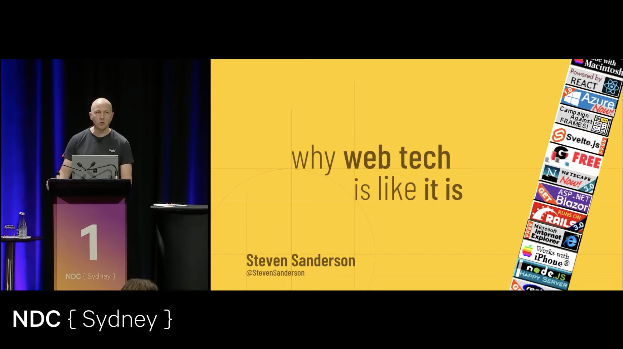 Why web tech is like it is - Steven Sanderson at NDC Sydney