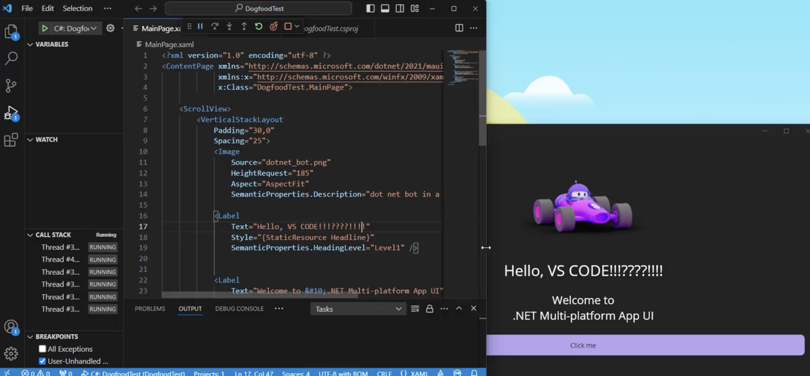Hello VS Code?! Welcome to .NET Multi-platform App UI
