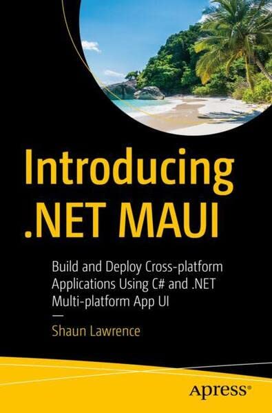 Cover of Introducing .NET MAUI by Shaun Lawrence