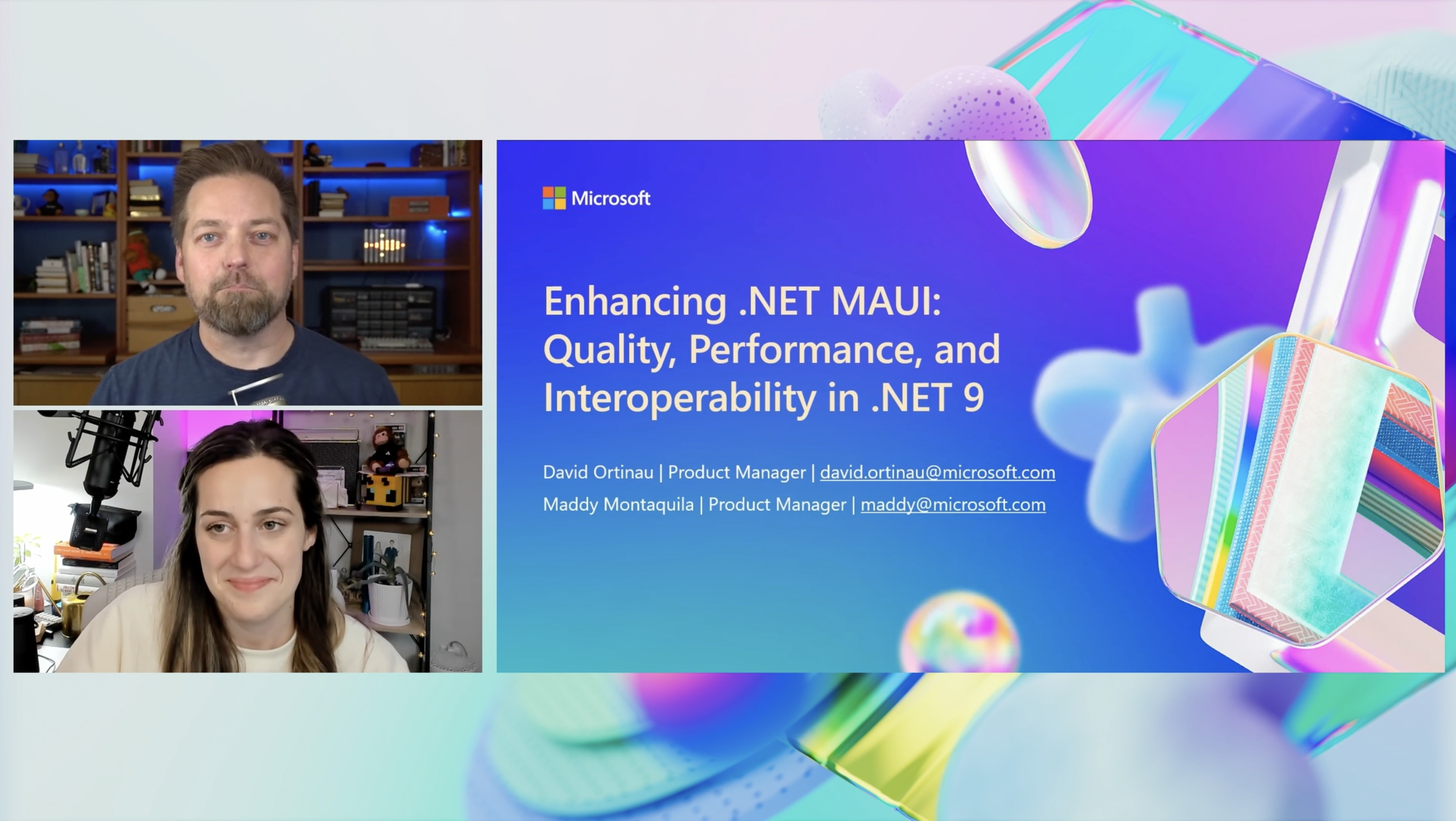Enhancing .NET MAUI: Quality, performance and interoperability in .NET 9 - David Ortinau and Maddy Montaquila