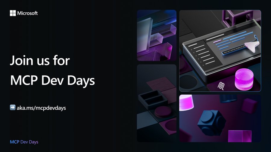 microsoft - Join us for MCP Dev Days