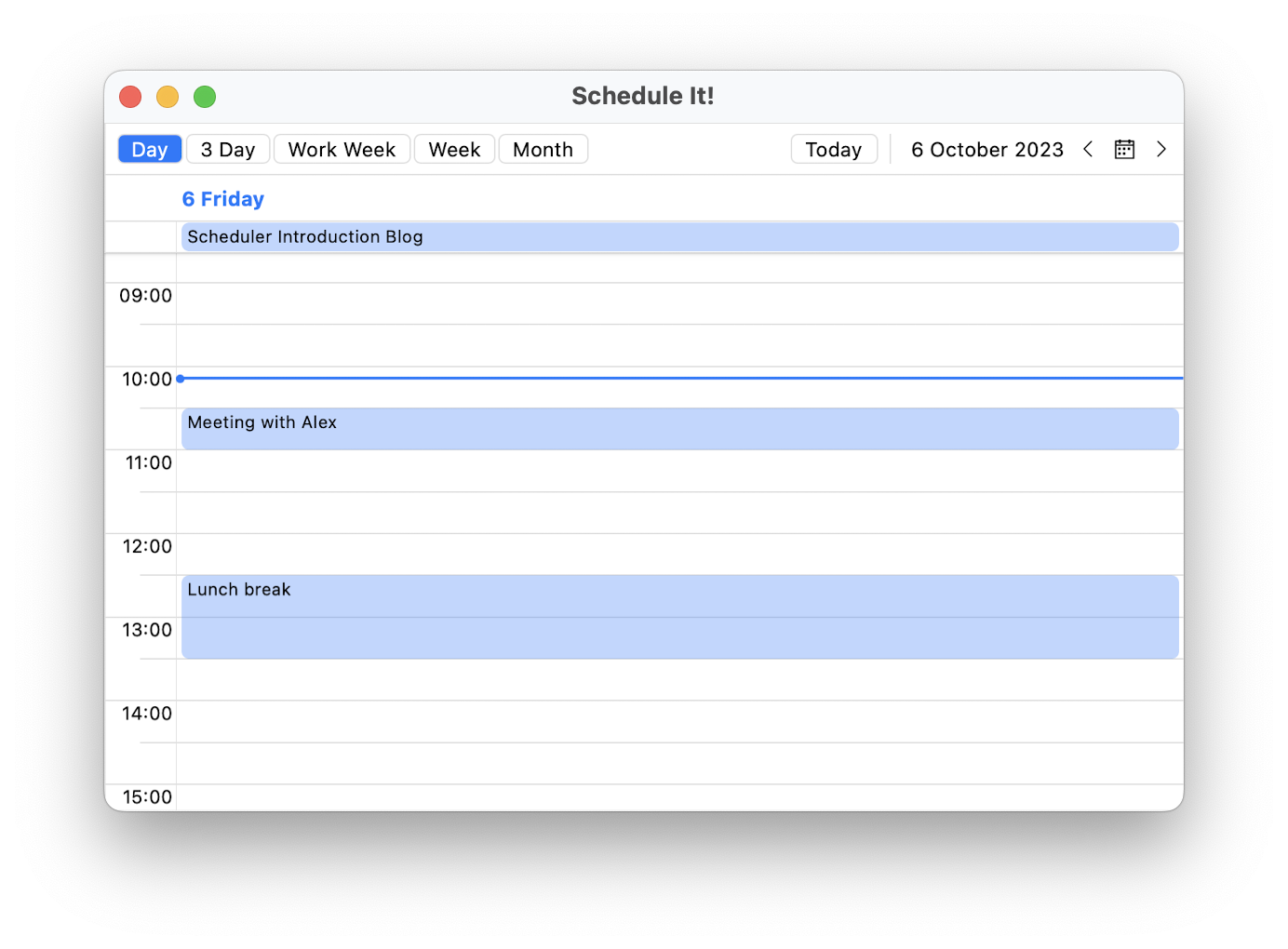 Telerik UI for .NET MAUI Scheduler