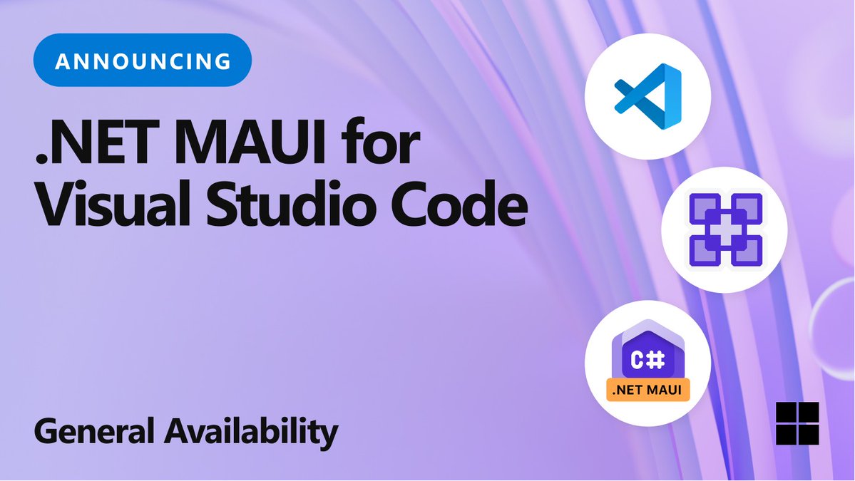 Announcing .NET MAUI for Visual Studio Code - General availability