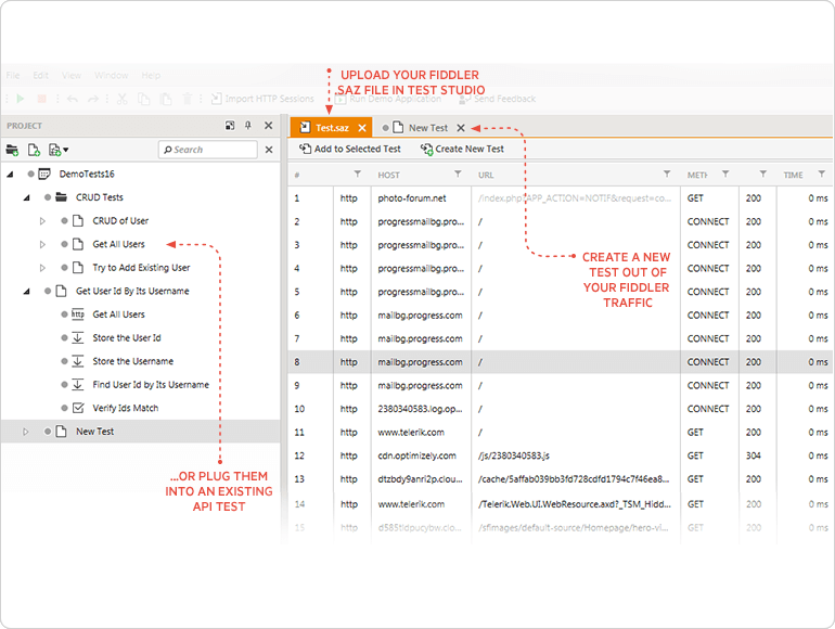 Codeless Testing of RESTful Services 