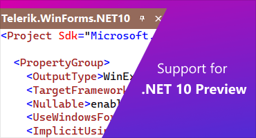 Support Net10 Preview_WinForms