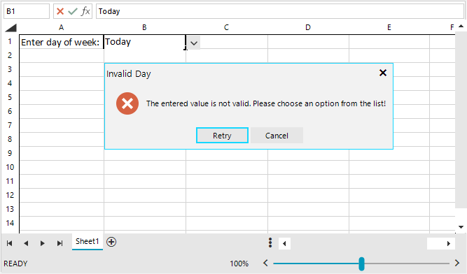 RadSpreadsheet