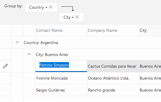 WinForms GridView