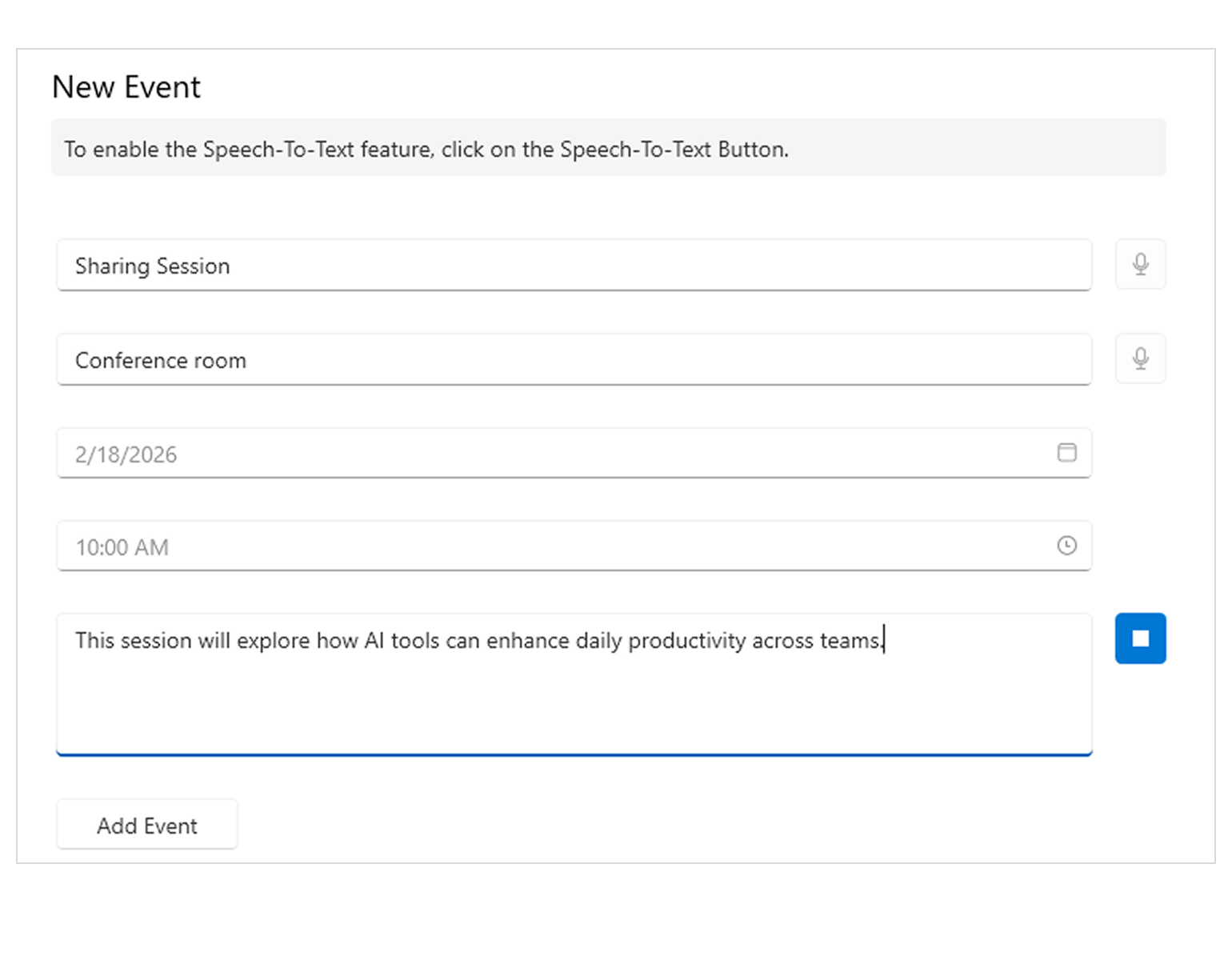 Telerik WPF Speech to text