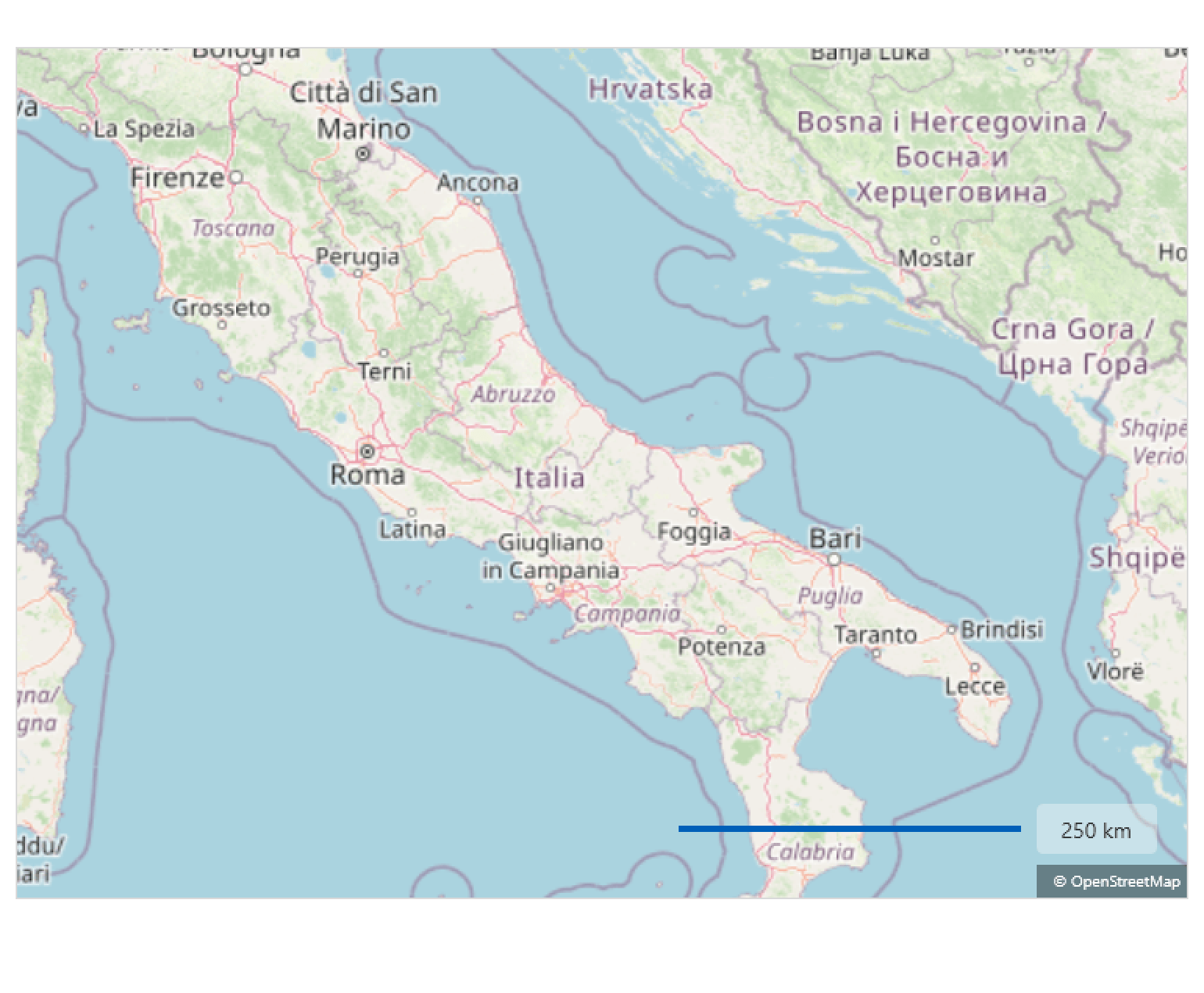 Telerik WPF Map Label Attribution